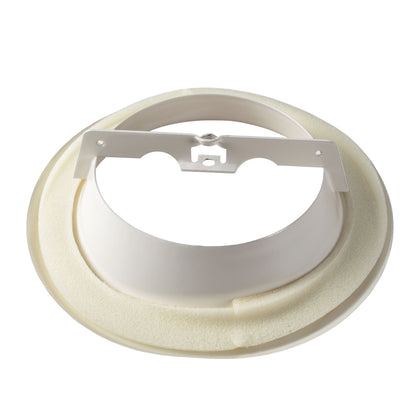White Metal Extract Ceiling Valve 125mm - Anemostat SV