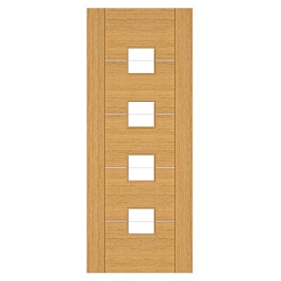 Valencia Prefinished Oak Glazed Internal Door