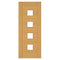 Valencia Prefinished Oak Glazed Internal Door