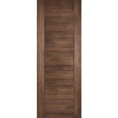 Vancouver Walnut Laminated 5 Panel Interior Door - 1981mm x 762mm