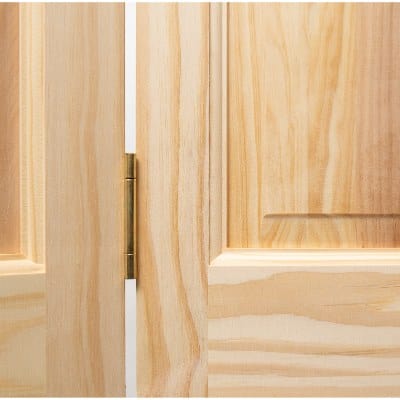 Victorian 4 Panel Clear Pine Bi-Fold Unfinished Internal Door - All Sizes