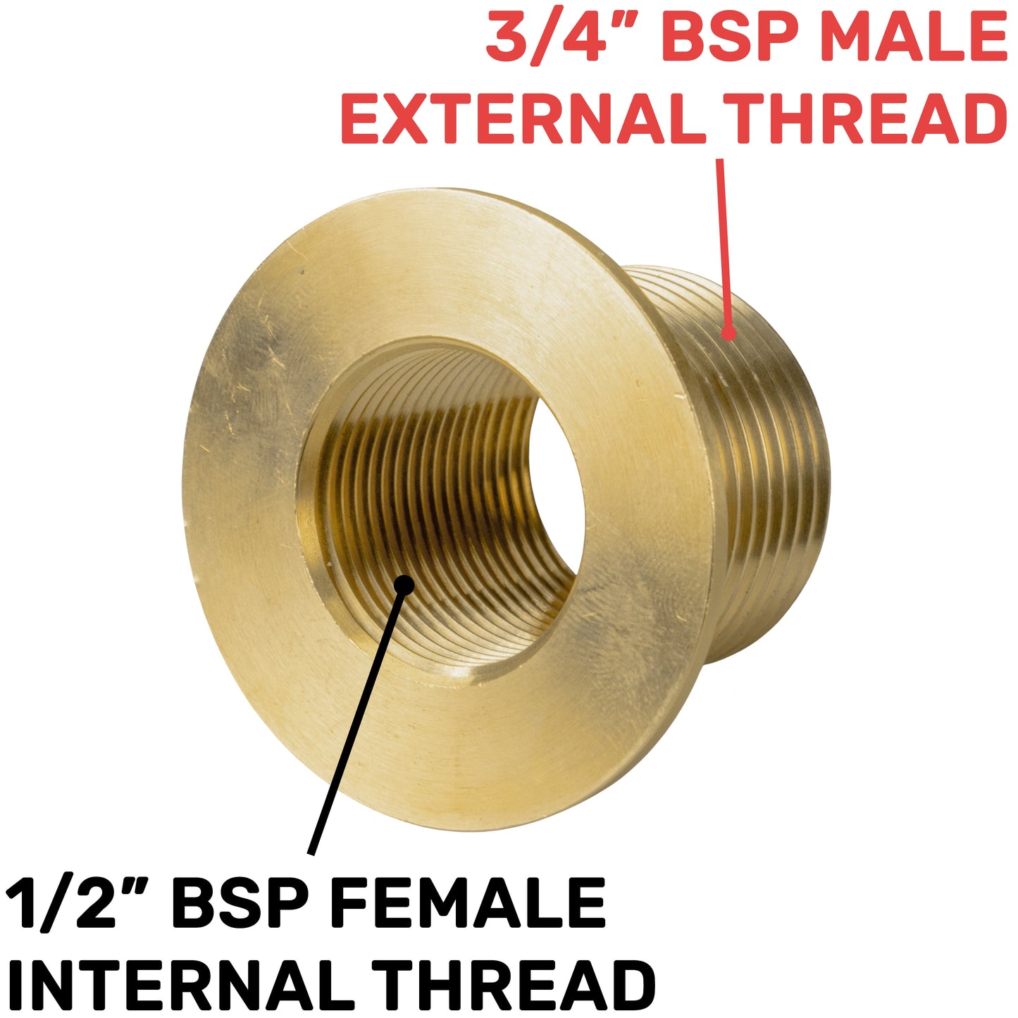 Water Butt Brass Kit 3/4" with Extended Brass Chrome Tap 1/2"  Barb