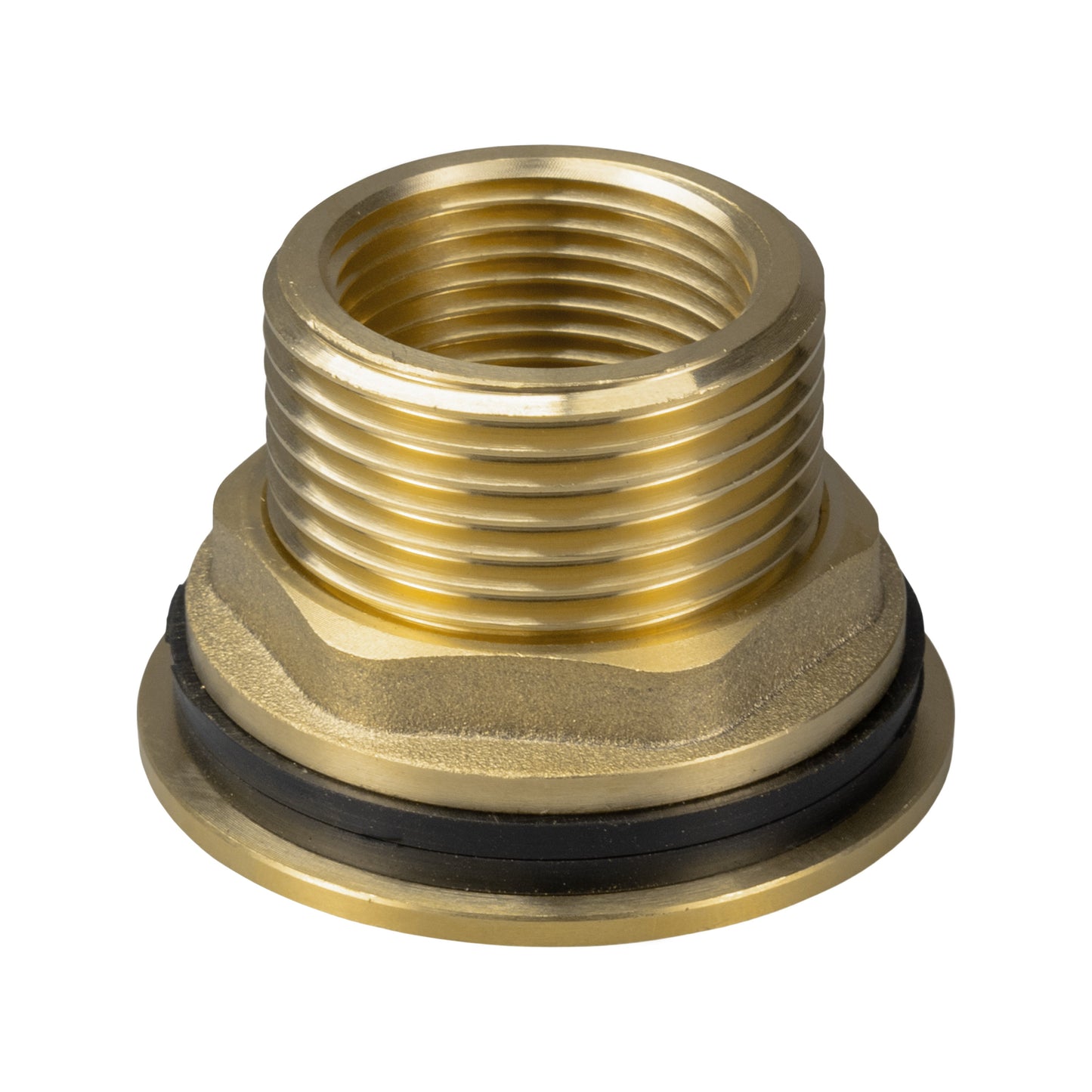 Water Butt Brass Kit 3/4" with Extended Brass Chrome Tap 1/2"  Barb