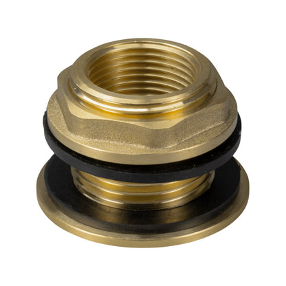 Water Butt Brass 1" BSP Male - 3/4" BSP Female