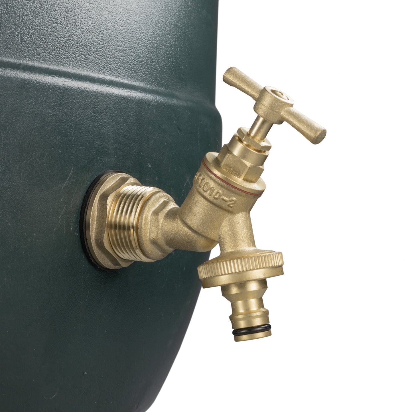 Water Butt Brass Kit 3/4" with Brass Quick Connect Tap and Drill Bit