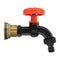 Water Butt Brass Kit 3/4" with Black Dial Tap
