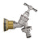 Water Butt Brass Kit 3/4" with Nickel Plated Brass Quick Connect Tap