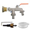 Water Butt Brass Kit 3/4" with Double Quick Connect Tap and Drill Bit