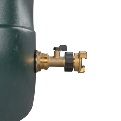 Water Butt Brass Kit 1" with Brass Valve + Geka
