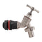 Water Butt Kit 3/4" with Nickel Plated Barbed Tap