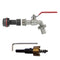Water Butt Extension Kit 1/2" with Barbed Lever Tap and Drill Bit