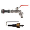 Water Butt Extension Kit 1/2" with Quick Connect Lever Tap and Drill Bit