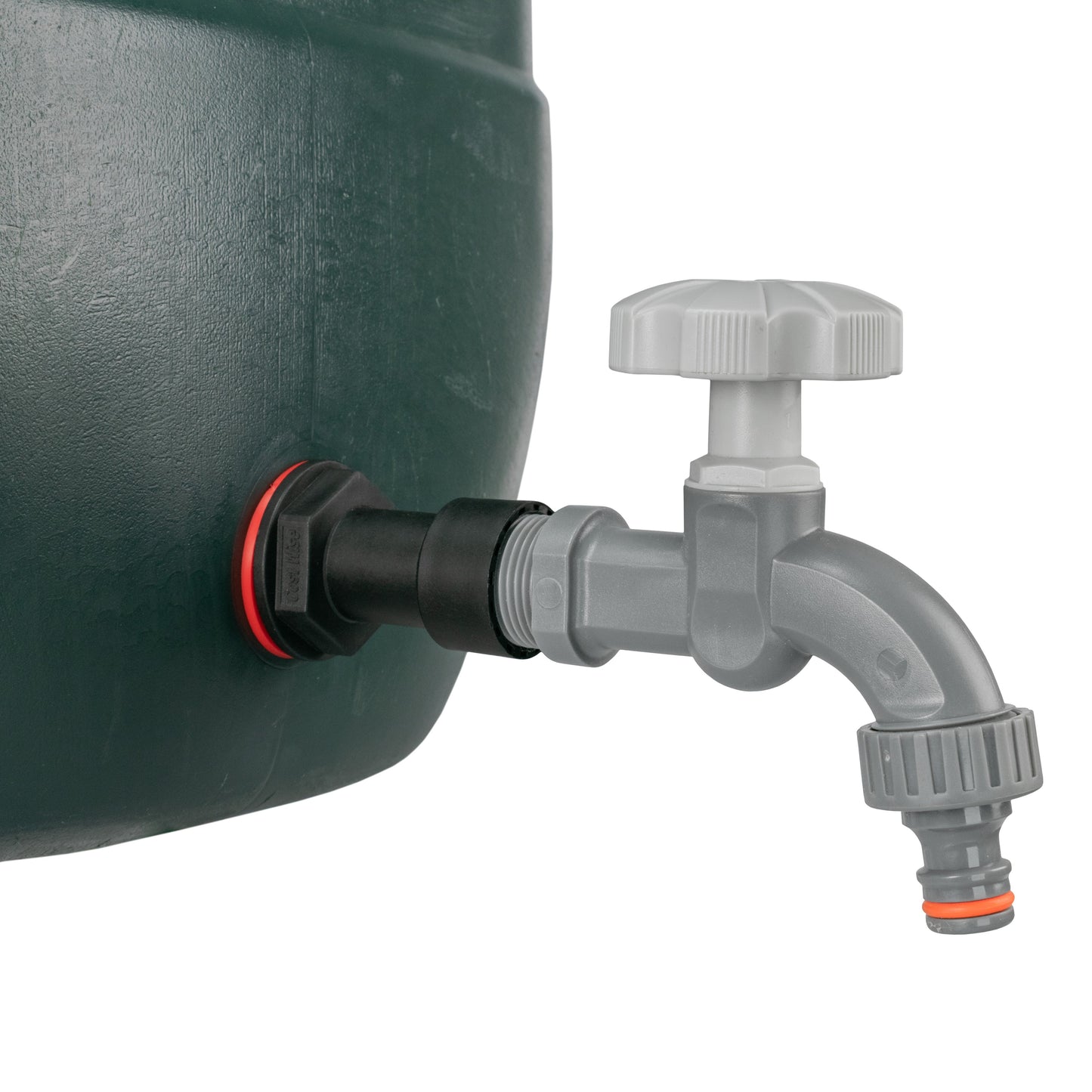 Water Butt Extension Kit 1/2" with Grey Dial Tap and Drill Bit