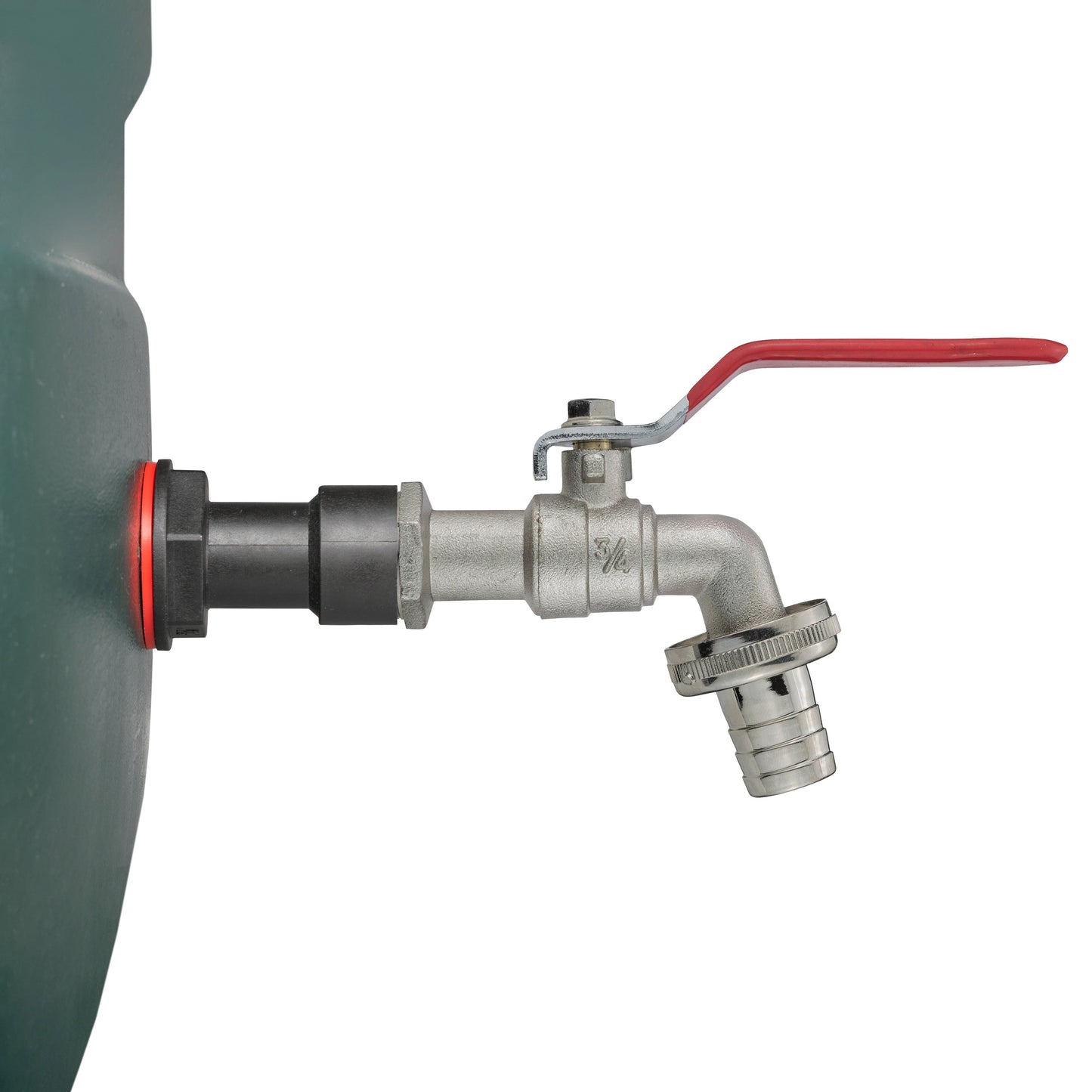 Water Butt Extension Kit 3/4" with Barbed Lever Tap and Drill Bit