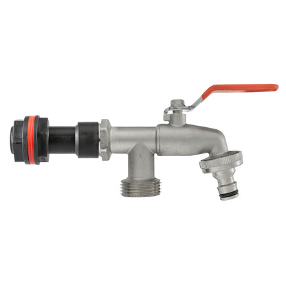 Water Butt Extension Kit 3/4" with Double Tap and Drill Bit