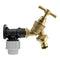 Wall Flange Kit 20mm MDPE - Brass Garden Tap 1/2" Snap On