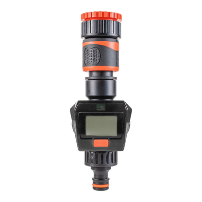 Water Flow Meter Black/Orange