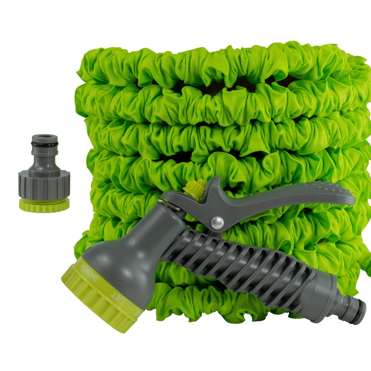 Expanding Trick Hose 10m - 30m Lime