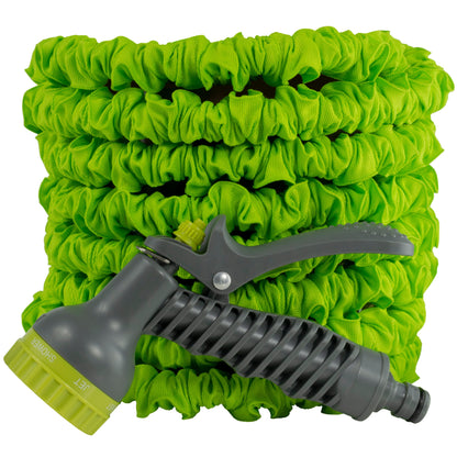 Expanding Trick Hose 10m - 30m Lime