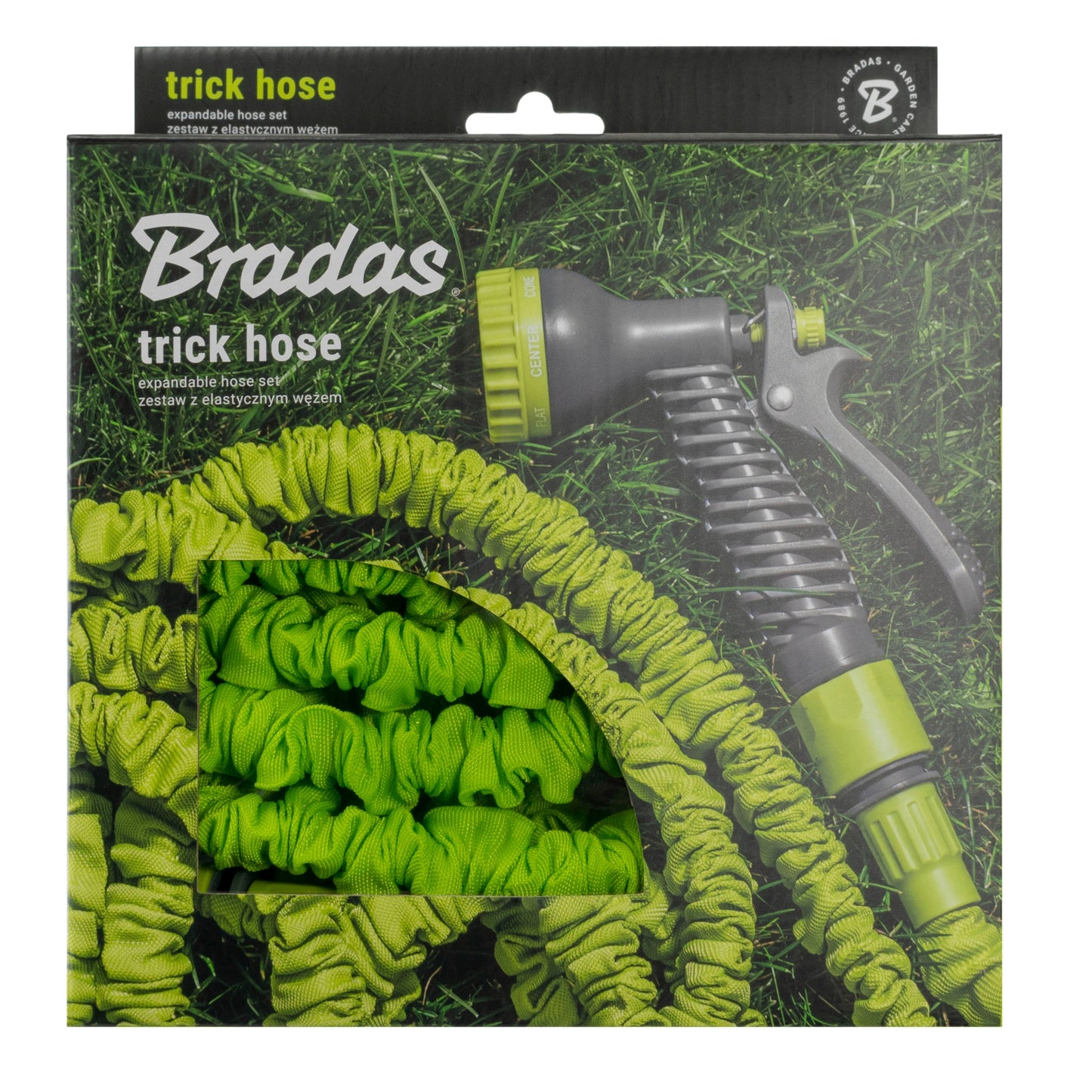 Expanding Trick Hose 10m - 30m Lime