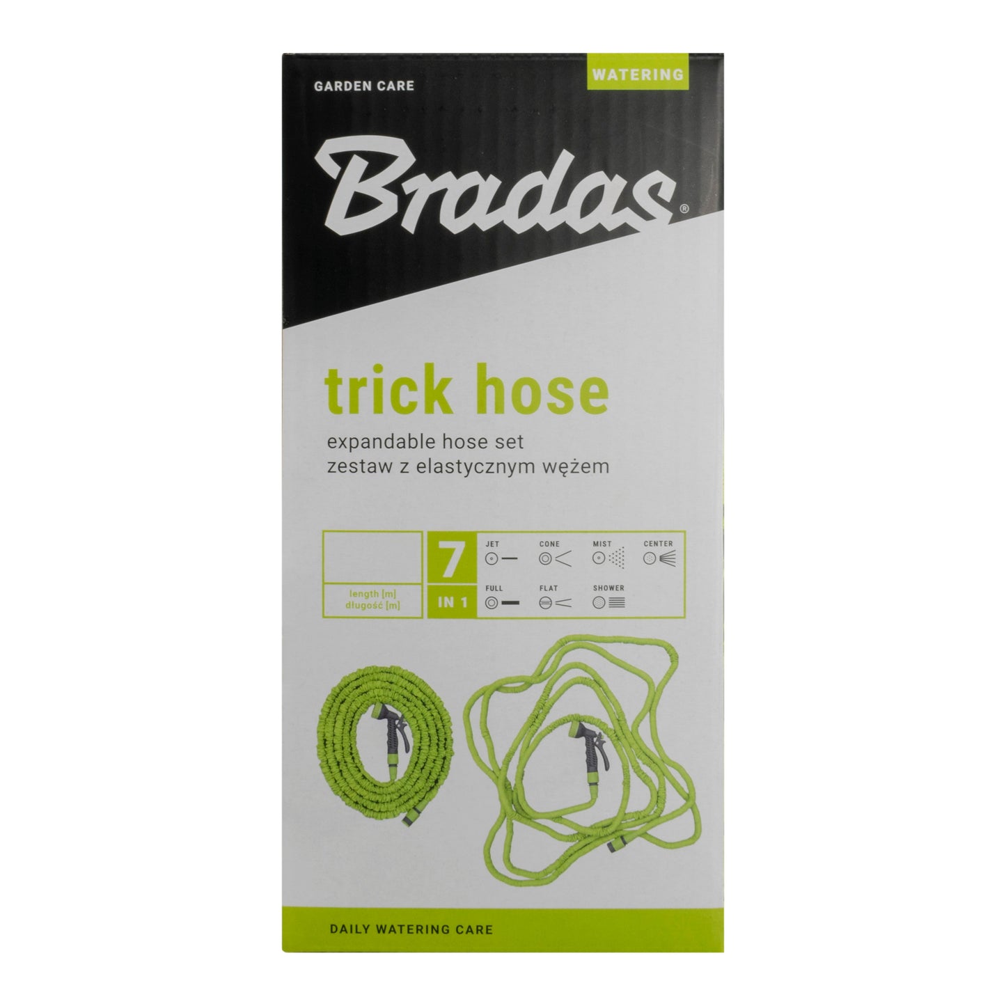 Expanding Trick Hose 7.5m - 22m Lime