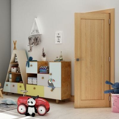 Walden Oak Unfinished Internal Fire Door FD30 - All Sizes