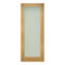 Walden Oak Unfinished Frosted Glazed Internal Door - All Sizes