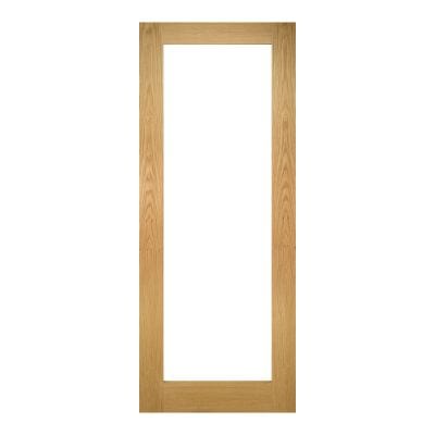 Walden Oak Unfinished Glazed Internal Door - All Sizes