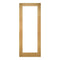 Walden Oak Unfinished Glazed Internal Door - All Sizes