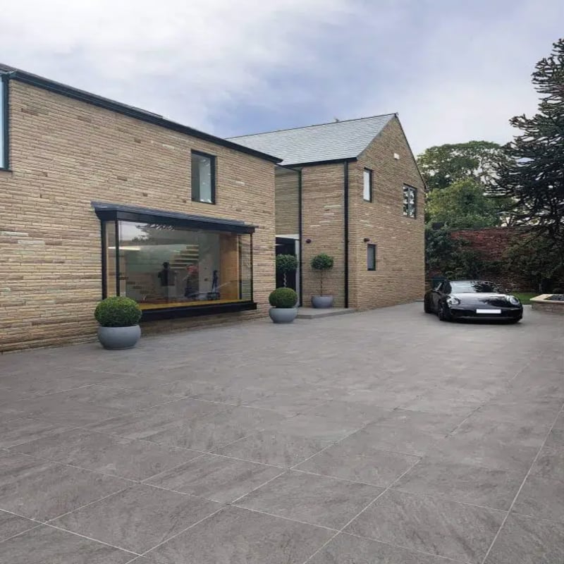 Pietra Serena Outdoor Porcelain Paving Tile 1200mm x 600mm x 20mm (Pack of 2) - All Colours