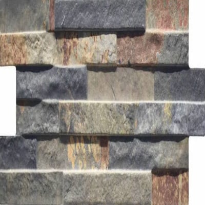 St Moritz Wall Cladding - Earth 400mm x 160mm (12 per Pack - 0.77m2)
