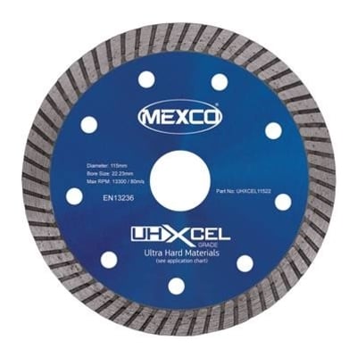 Ultra Hard Diamond Blade x 115mm
