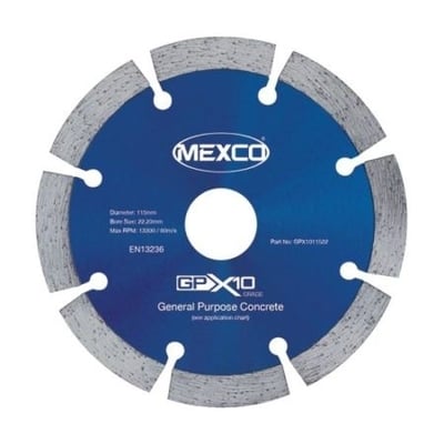 Concrete Diamond Blade x 115mm