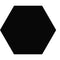 Hexa Element Matt Black (16 per Box)