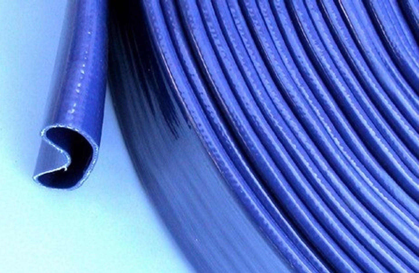 Lay Flat 1.25" / 32mm Water Discharge Aqua Hose Pipe Pump Irrigation PVC 2-6 BAR