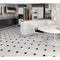 Alaska Octagonal Satin White (10 per Box)
