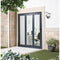 ALuvu Anthracite Grey Folding Sliding External Door - 2095mm x 3595mm