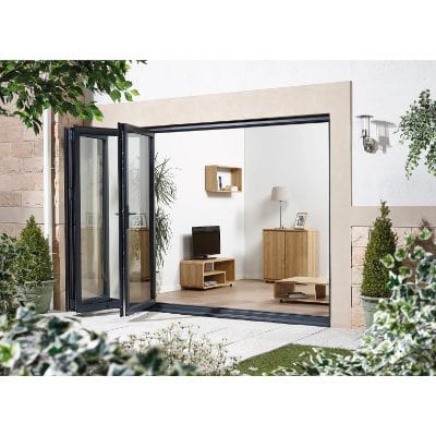 LPD ALuvu Anthracite Grey Folding Sliding External Door - All Sizes