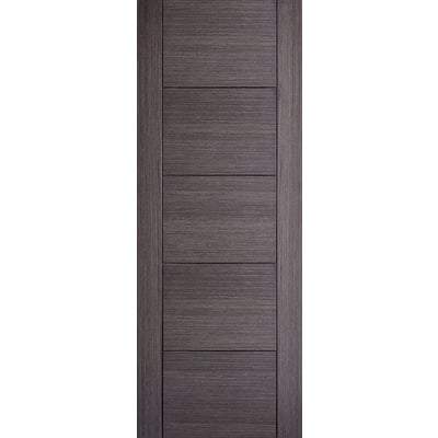 Vancouver Ash Grey Pre-Finished 5 Panel Interior Fire Door FD30 - All Sizes