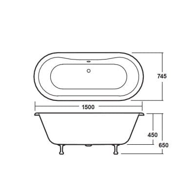 Leinster Double Ended Bath