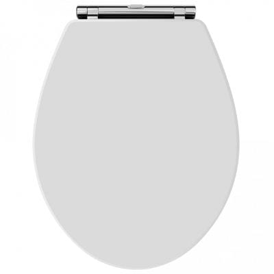 Fitzroy Traditional Round Wood Soft Close Toilet Seat