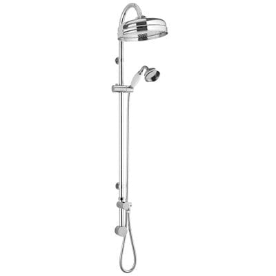 Rigid Shower Riser Kit & White Ceramic Handset