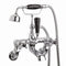 Black Domed Wall Mounted Bath Shower Mixer