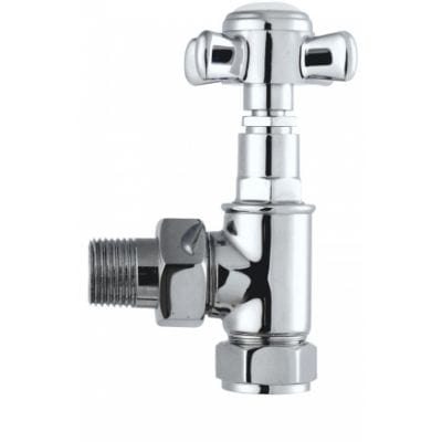 Chrome Victorian Crosshead Radiator Valve