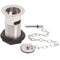 Basin Waste w/ Brass Plug & Link Chain