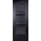 Amsterdam Black Primed 3 Panel Interior Door - All Sizes