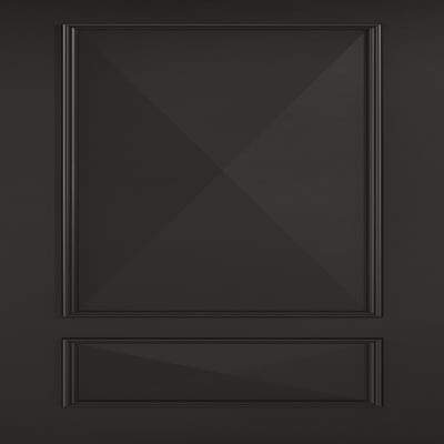 Knightsbridge Black Primed 2 Panel Interior Door - All Sizes