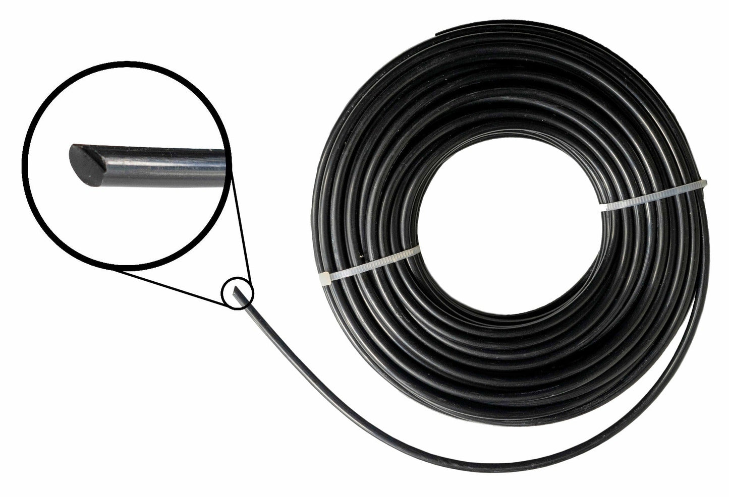 Strimmer Line Black Round 2.4mm x 15m