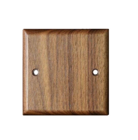 Caradok Blank Plate Walnut Wood Panel