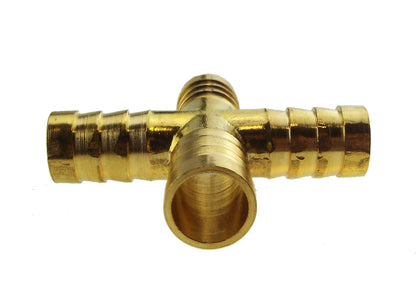Brass Cross Joiner 8mm